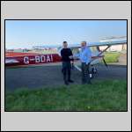 Luke Rhodes gains his Aerobatic Certificate